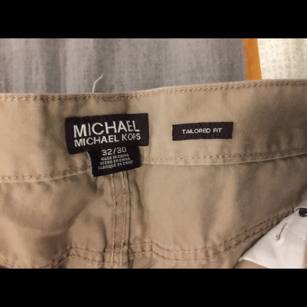 Michael Kors Tailorrd Fit Khaki Pants